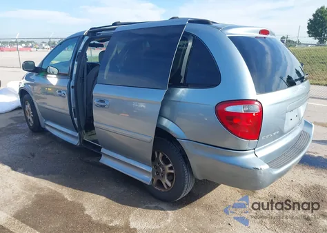 2004 Dodge Grand Caravan Sxt из США, поврежденный, VIN 2D4GP44L54R615857